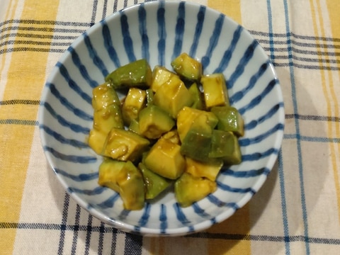 アボカドのわさびしょうゆ和え♡